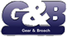 Gear and broach logo