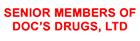 Senior members of doc's drugs ltd logo