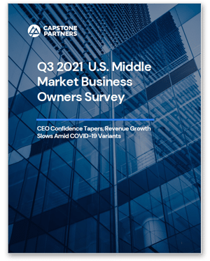 Q3 2021 US Middle Market Business Owner Survey