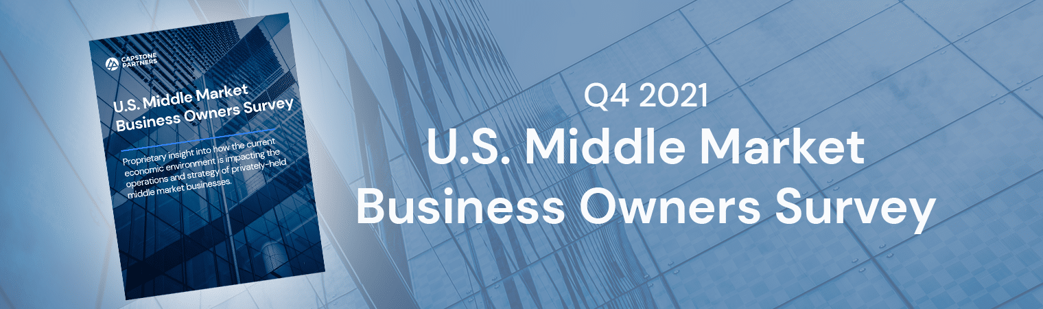 US Middle Market Business Owners Survey 2021 Q4