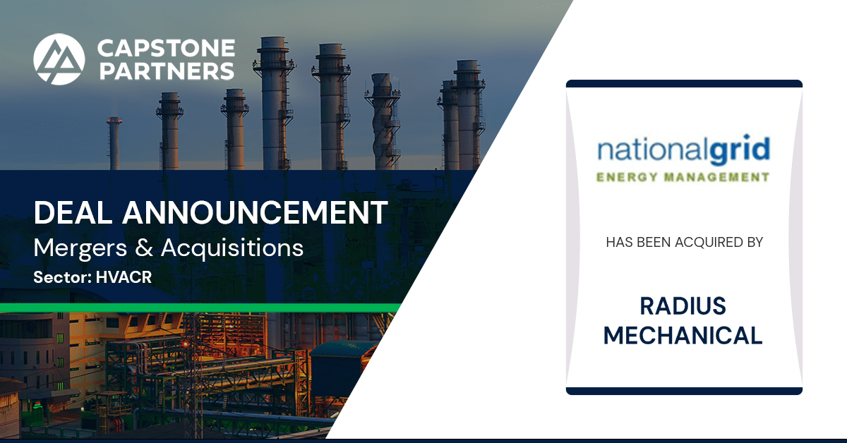 Capstone advised National Grid on Its Divestiture | Capstone Partners
