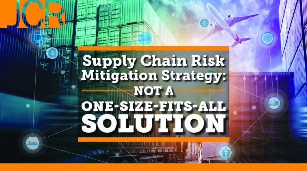Article title card: Supply Chain Risk Mitigation Strategy: Not a One-Size-Fits-All Solution.